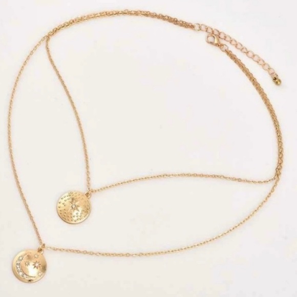 Moon and Stars Pendant Necklace - Picture 4 of 4